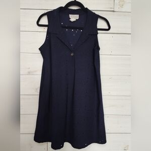J. Valdi Navy Collared Cover Up
